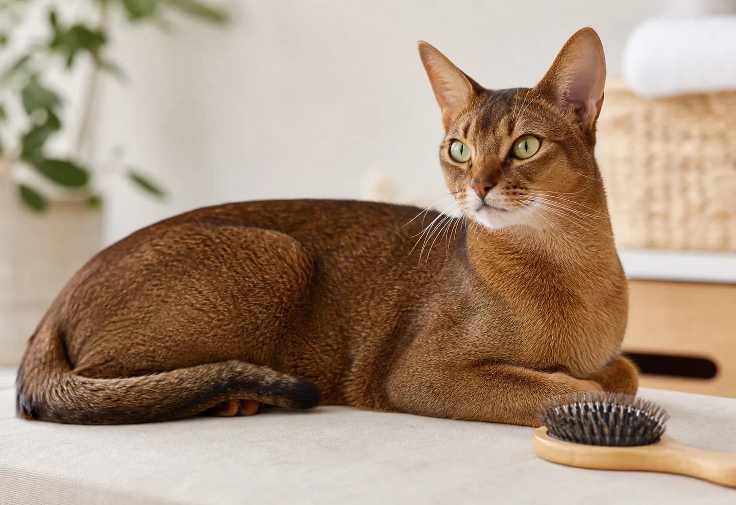 Abyssinians coat and grooming