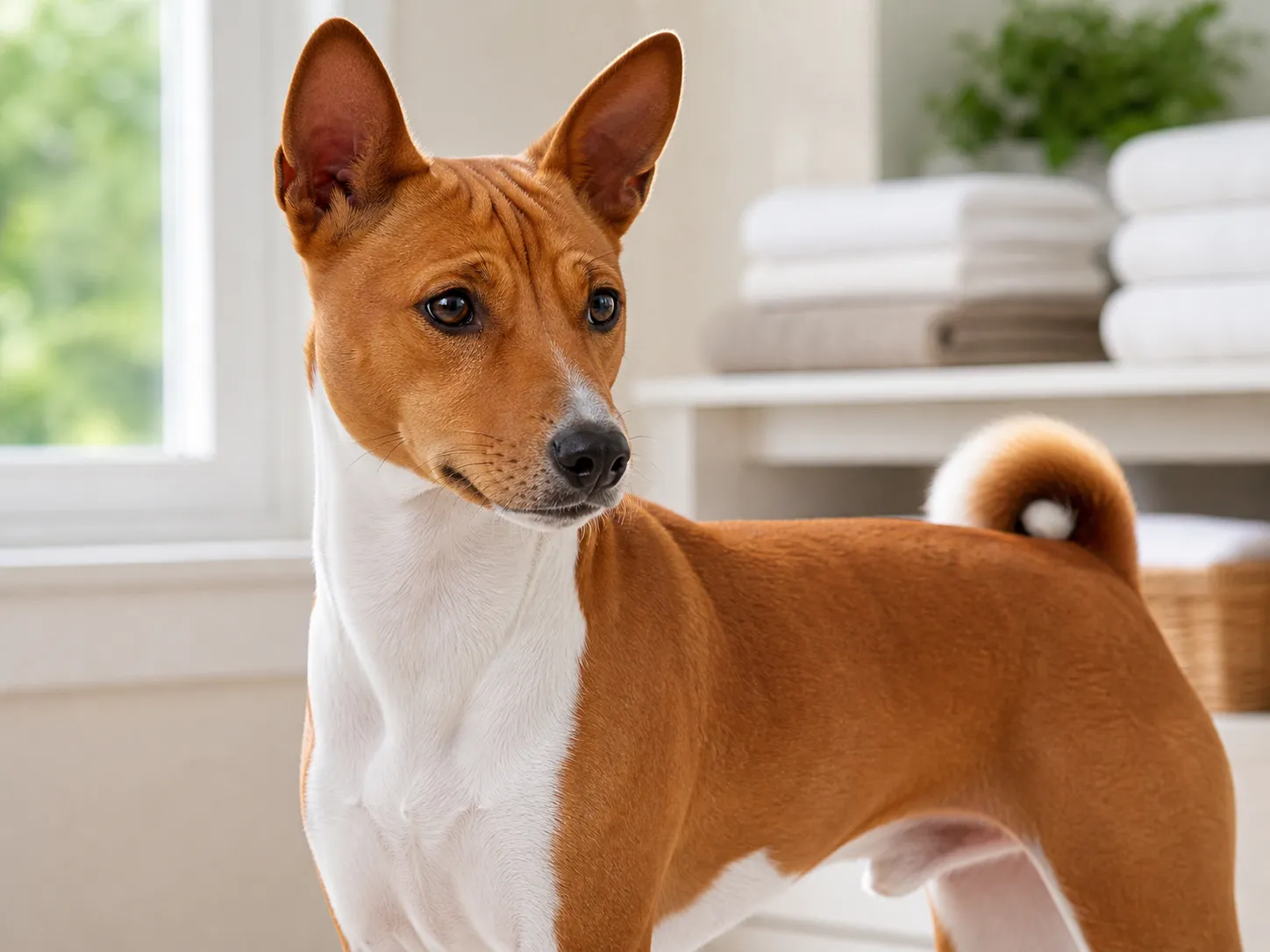 Basenjis coat and grooming