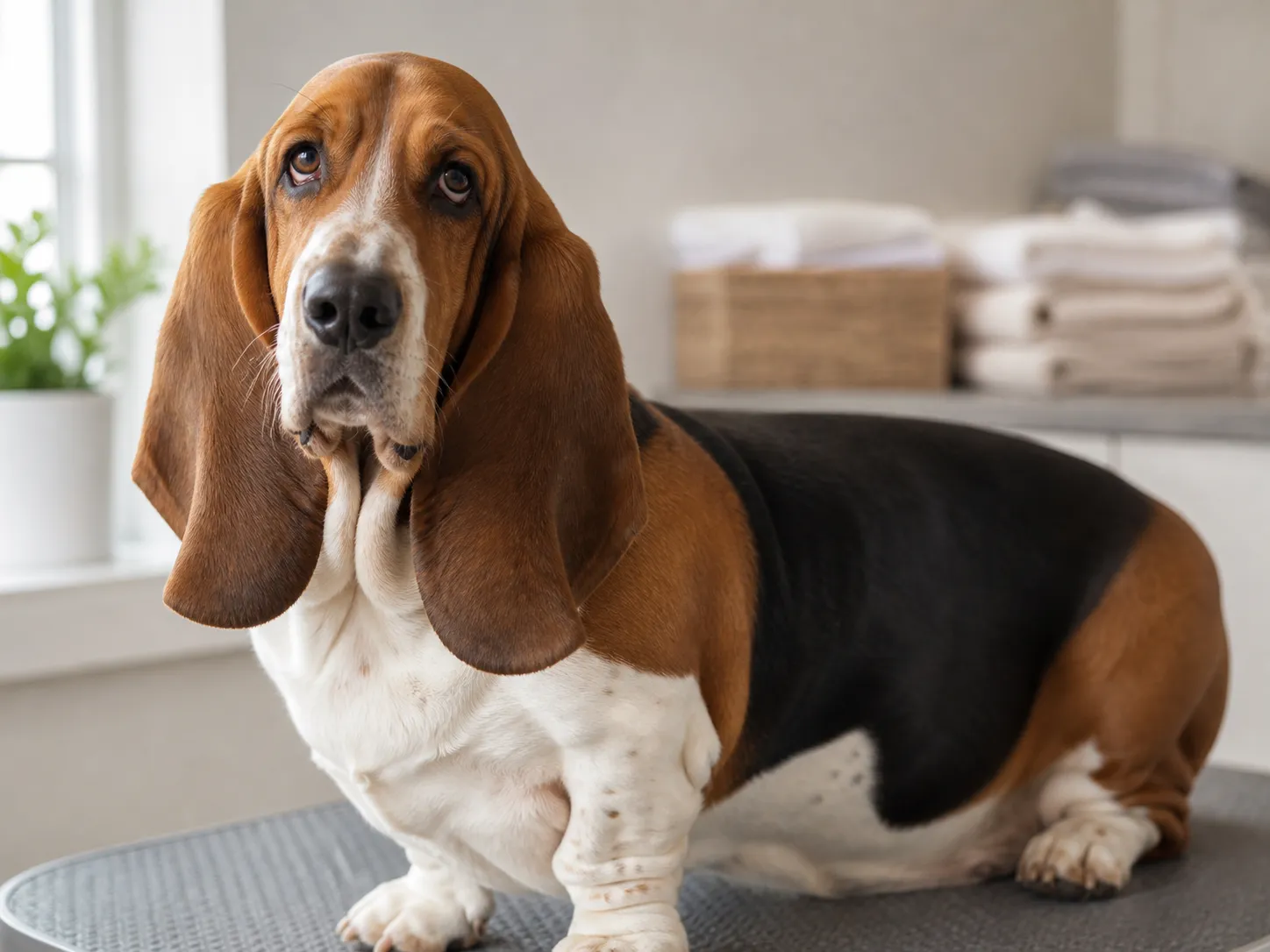 Basset Hounds coat and grooming