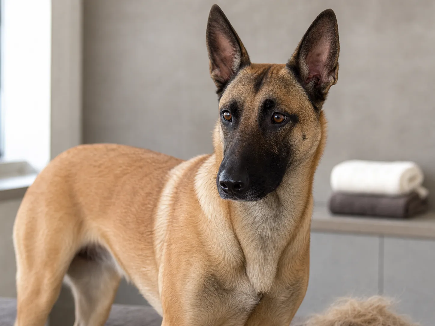 Belgian Malinois coat and grooming
