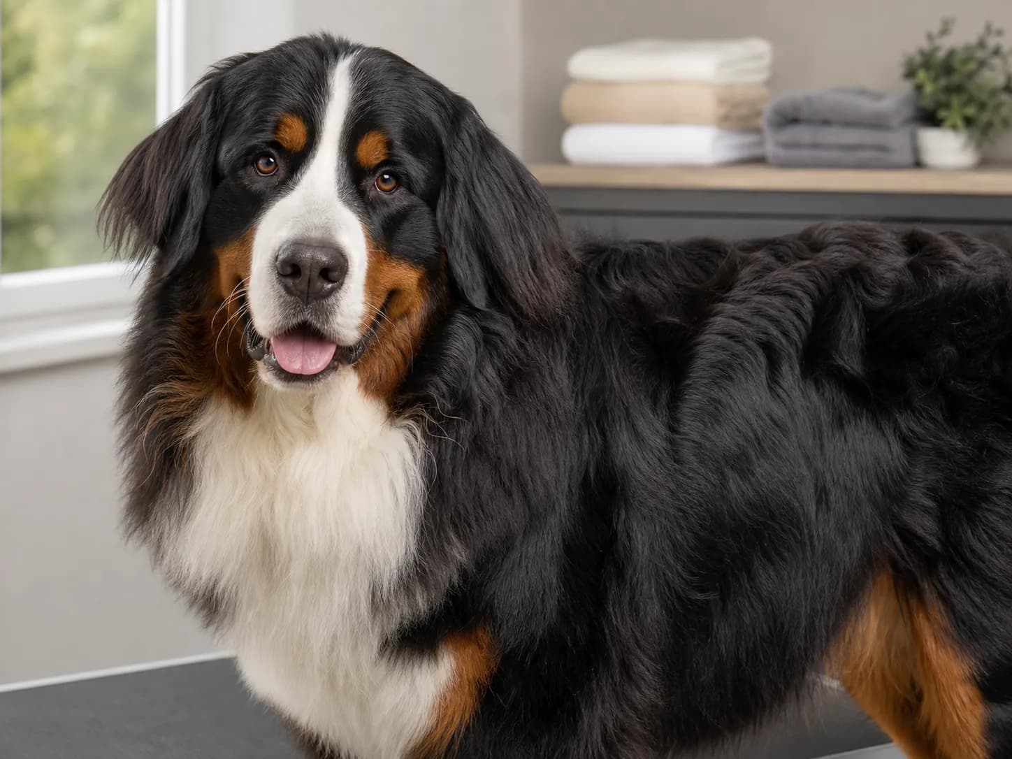 Bernese Mountain Dogs coat and grooming