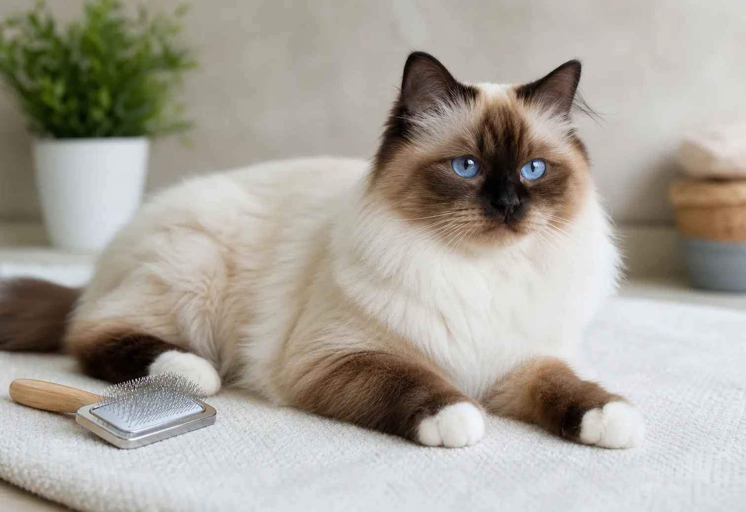 Birmans coat and grooming