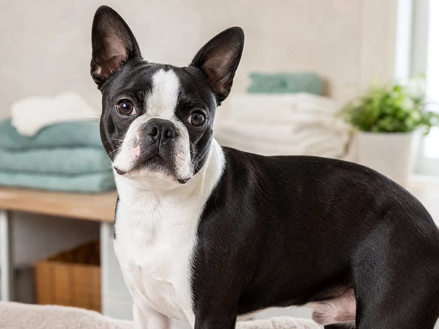 Boston Terriers coat and grooming