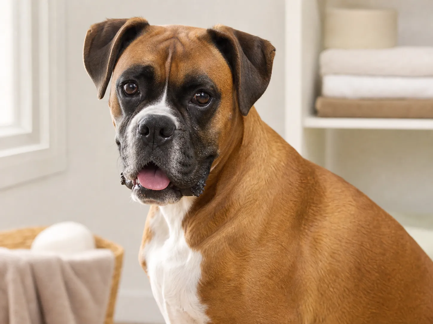 Boxers coat and grooming