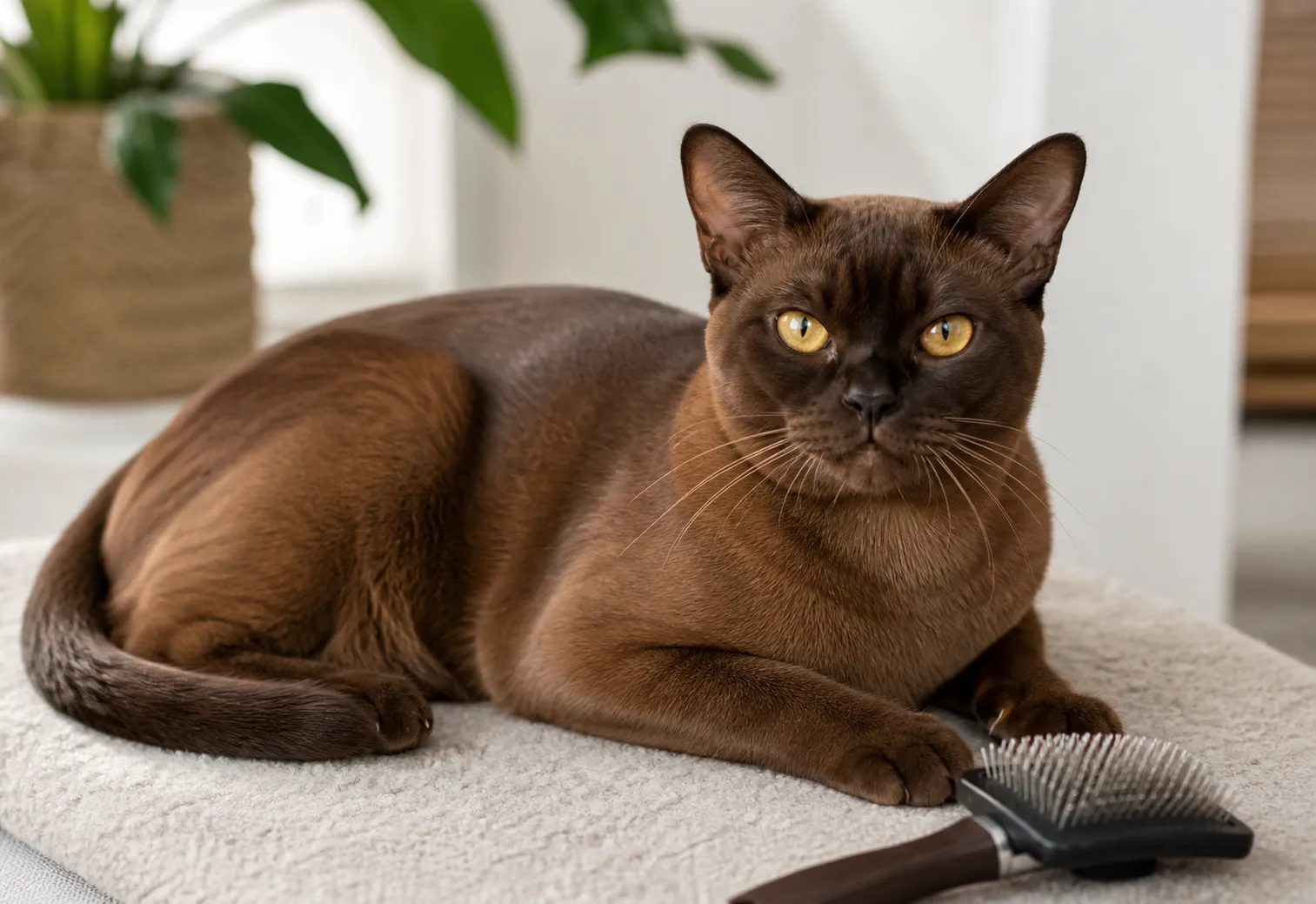 Burmese coat and grooming