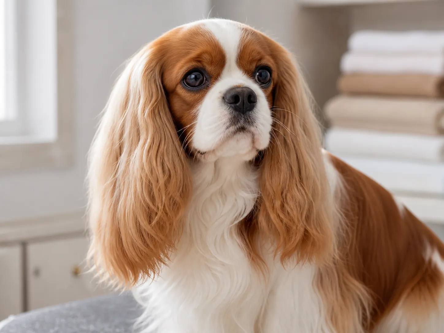 Cavalier King Charles Spaniels coat and grooming