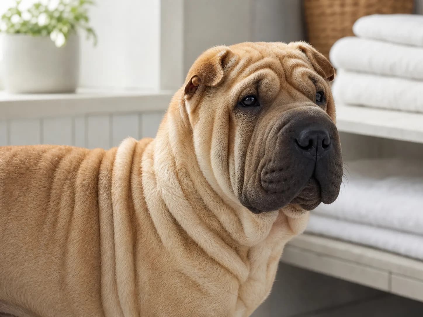 Chinese Shar-Peis coat and grooming