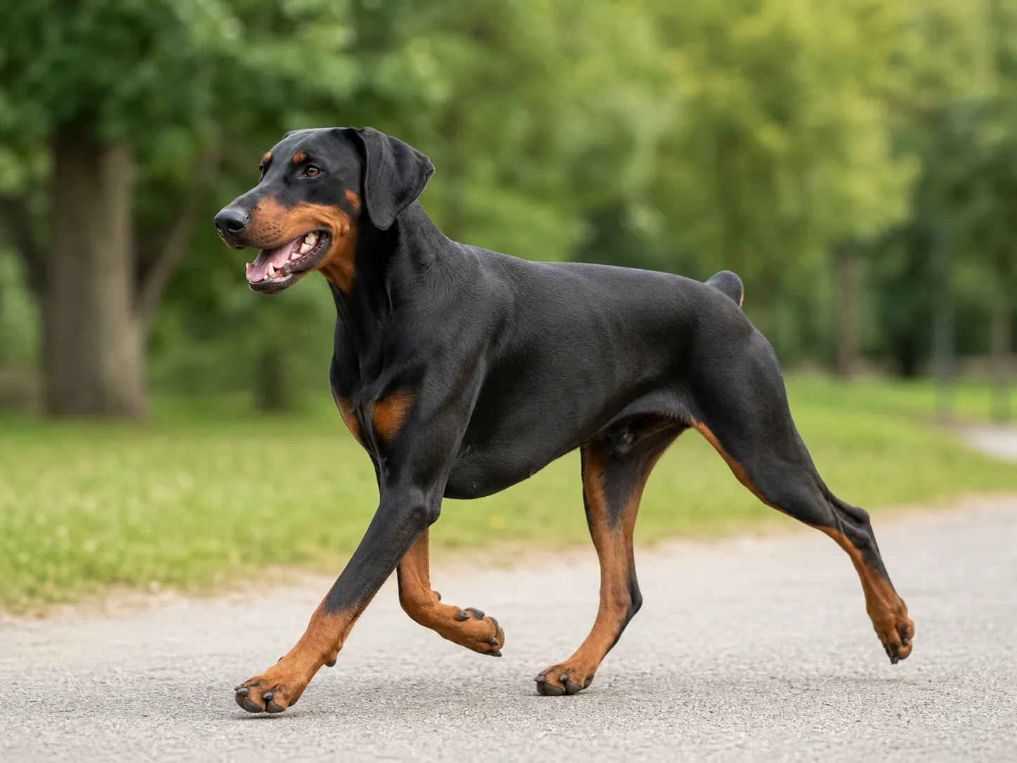 Doberman Pinschers movement and wellness
