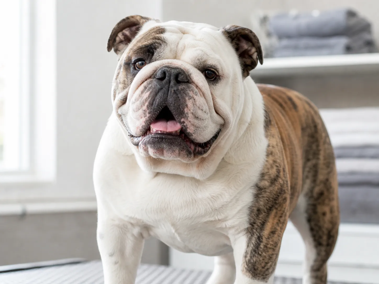 English Bulldogs coat and grooming