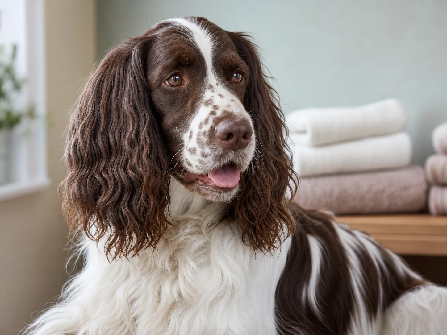 English Springer Spaniels coat and grooming