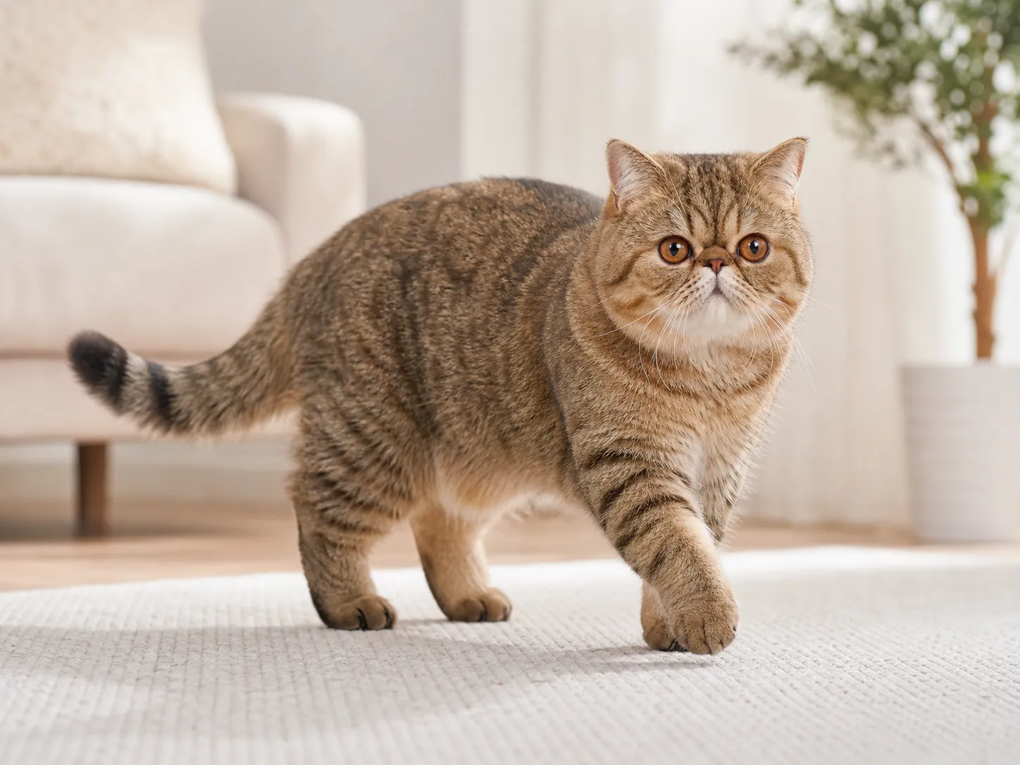 Exotic Shorthairs movement and wellness