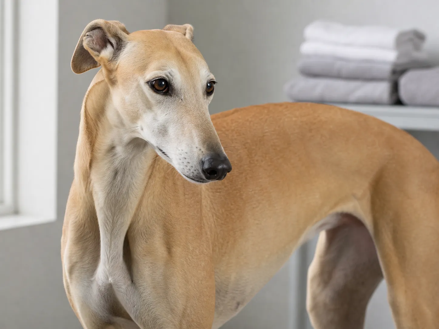Greyhounds coat and grooming