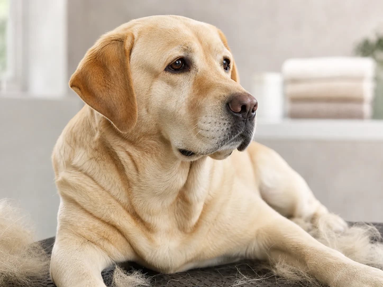 Labrador Retrievers coat and grooming
