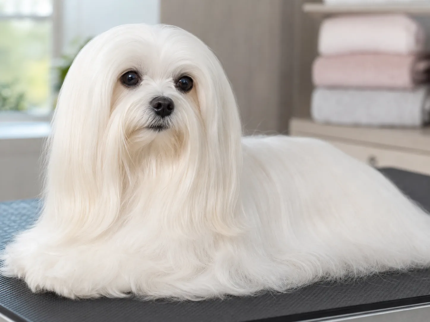 Maltese coat and grooming