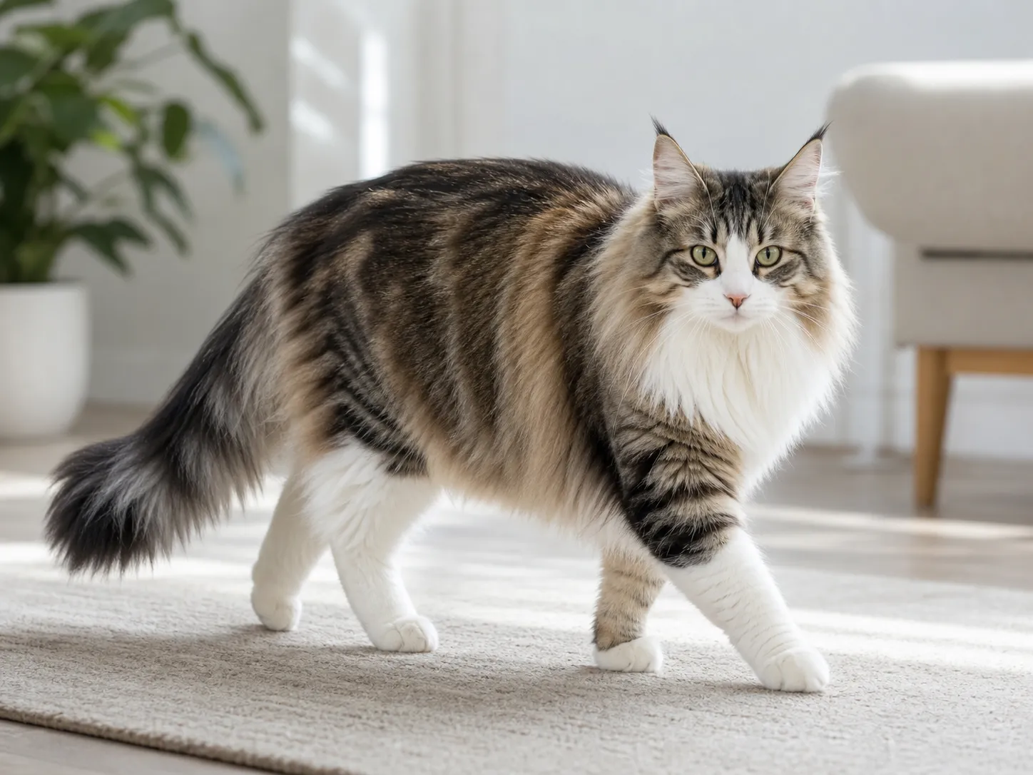 Norwegian Forest Cat movement and wellness