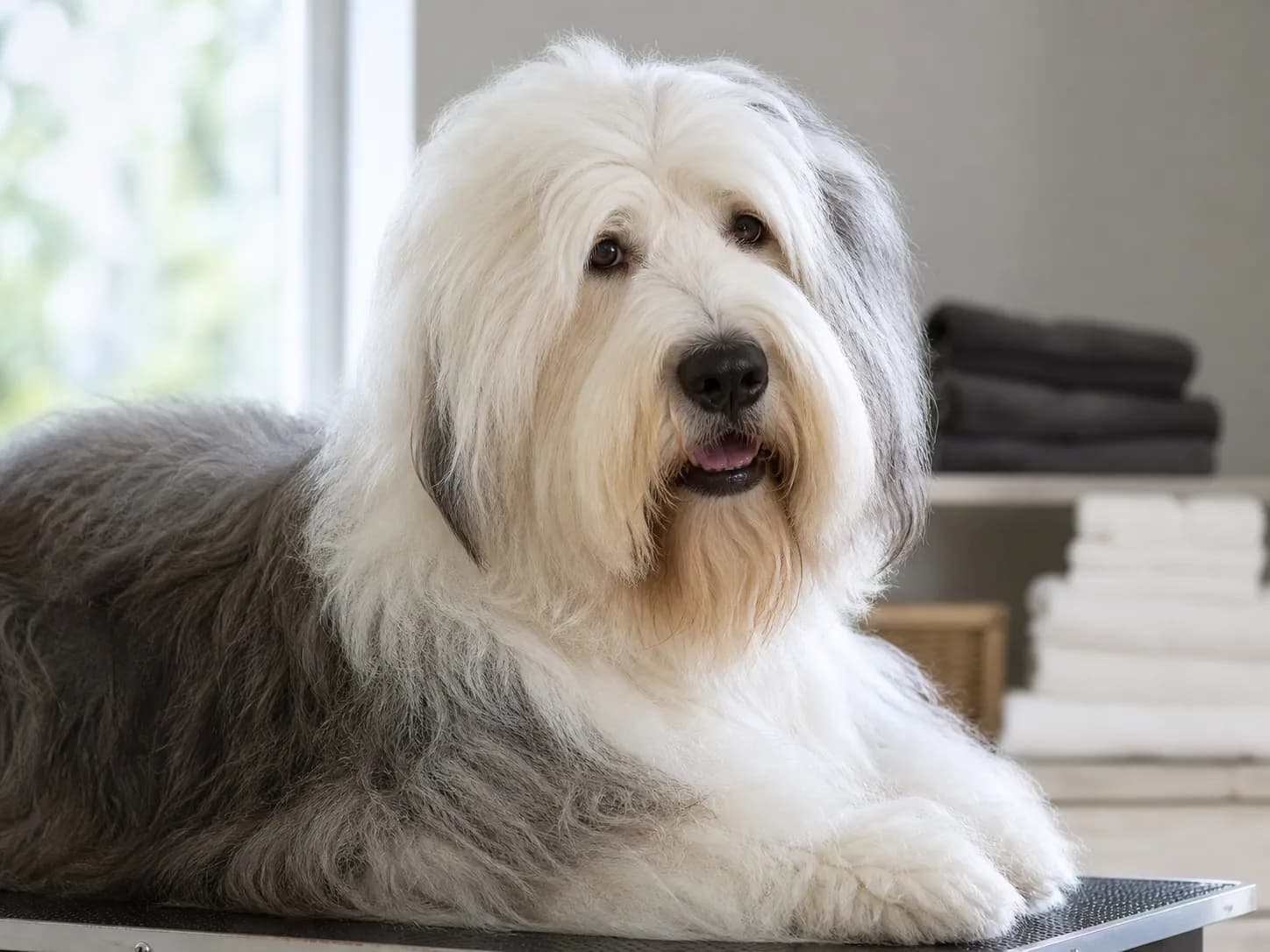 Old English Sheepdogs coat and grooming