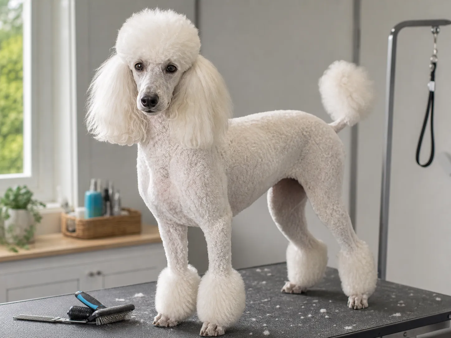Poodles coat and grooming