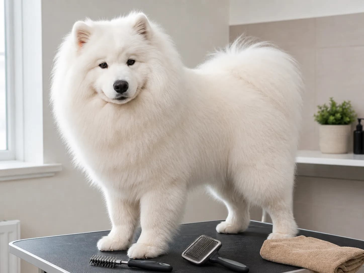Samoyeds coat and grooming
