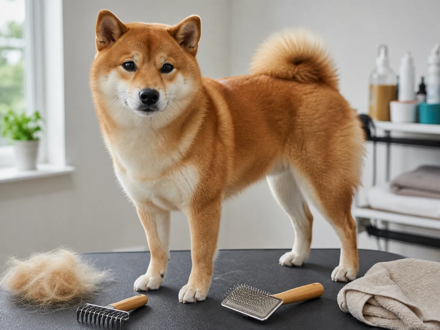 Shiba Inu coat and grooming
