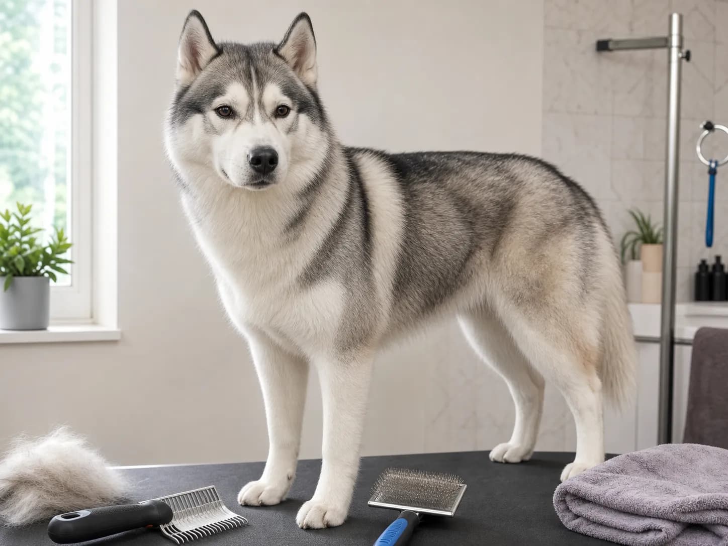 Siberian Husky coat and grooming