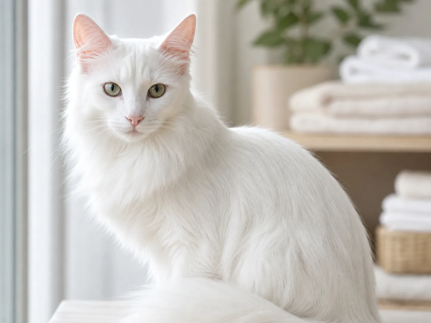 Turkish Angora coat and grooming