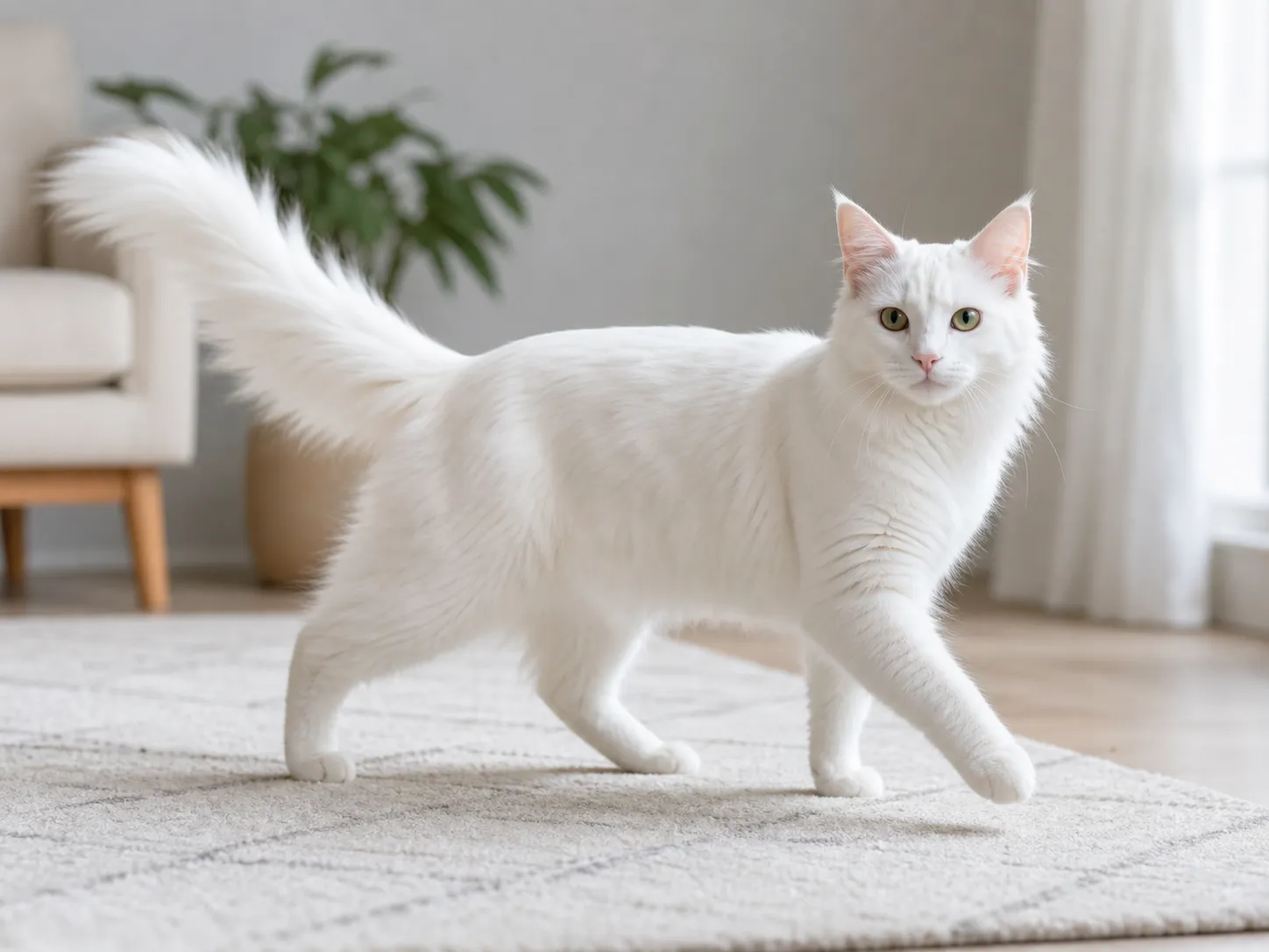 Turkish Angora movement and wellness