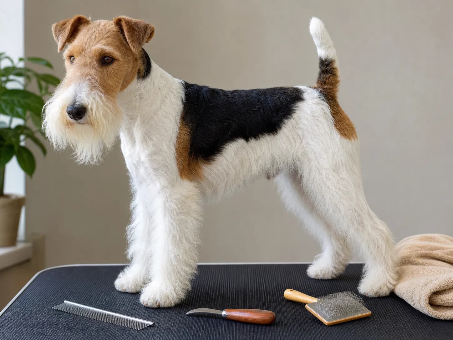 Wirehaired Fox Terriers coat and grooming