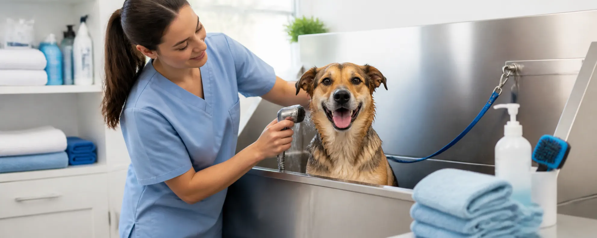 Dog Bathing & Hygiene at Angelus Pet Hospital