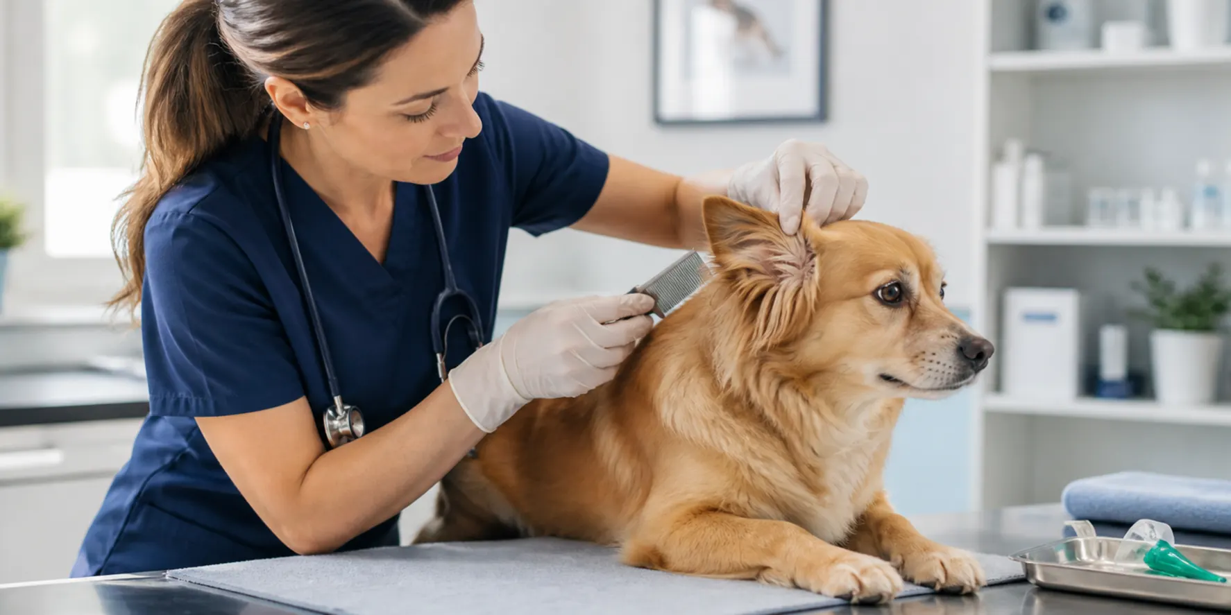 Dog Flea & Tick Control at Angelus Pet Hospital